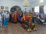 Епископ Россошанский и Острогожский Дионисий совершил Божественную литургию в Казанском храме с. Коротояк (Покровка) Острогожского района