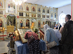 Икона Божией Матери «Дивногорская-Сицилийская» принесена в воинский храм Сретения Господня города Острогожска