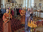 В храме Архистратига Михаила села Нижний Мамон священнослужитель совершил богослужения и чин погребения Плащаницы