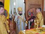Глава Россошанской епархии совершил Божественную литургию в храме Рождества Пресвятой Богородицы села Никольское-1