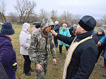  Благочинный Богучарского благочиния совершил молебен перед началом строительства храма в х. Варваровка