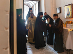 Глава Россошанской епархии 28 июля, в день памяти святого равноапостольного князя Владимира, посетил Белогорский Воскресенский монастырь