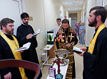 Епископ Россошанский и Острогожский Андрей посетил реанимационное отделение районной больницы