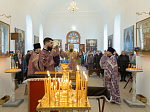 В Неделю вторую Великого поста Преосвященнейший епископ Дионисий совершил Литургию в Покровском храме с. Шапошниковка