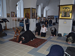 В Казанском храме города Павловска состоялось Великое повечерие с чтением Великого покаянного канона преподобного Андрея Критского