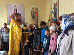 Молебен в с. Копанная пред началом учебного года