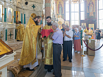 В праздник Крещения Руси епископ Дионисий совершил Божественную литургию в Свято-Ильинском кафедральном соборе города Россоши