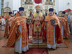 Епископ Россошанский и Острогожский Дионисий совершил Литургию в храме святых апостолов Петра и Павла с. Репьевка