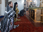 В среду 3-й седмицы Великого поста епископ Дионисий совершил Литургию Преждеосвященных Даров в храме иконы Божией Матери «Казанская» с. Новотолучеево