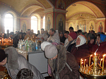 Престольный праздник в храме на Песках