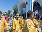Преосвященнейший епископ Россошанский и Острогожский Дионисий возглавил Божественную литургию в Петропавловском храме села Репьёвка