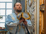 В праздник Благовещения Пресвятой Богородицы епископ Россошанский и Острогожский Дионисий совершил Божественную литургию в храме Вознесения Господня города Калач