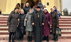 Калачеевцы совершили паломническую поездку к ковчегу с частью Пояса Пресвятой Богородицы