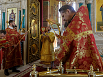 Глава Россошанской епархии возглавил служение Божественной литургии в Свято-Ильинском кафедральном соборе города Россоши