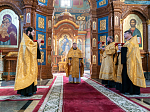 Правящий Архиерей возглавил воскресное богослужение в Благовещенском кафедральном соборе