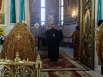 В преддверии престольного праздника Правящий Архиерей совершил всенощное бдение в Свято-Ильинском кафедральном соборе города Россоши