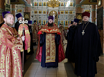 В преддверии престольного праздника Правящий Архиерей совершил всенощное бдение в Свято-Ильинском кафедральном соборе города Россоши