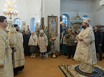 В Неделю по Рождестве Христовом Правящий Архиерей совершил Божественную литургию в храме иконы Божией Матери «Казанская» пгт. Каменка