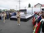 В  Россоши состоялось открытие обновленного мемориала