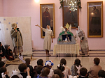 Архипастырь поздравил воспитанников воскресной школы «Добро» при Свято-Ильинском кафедральном соборе города Россошь с Рождеством Христовым
