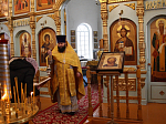 Богослужение в Казанском храме в день Прощёного воскресения