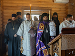 Правящий Архиерей совершил Великое освящение храма в честь Воздвижения Честнаго и Животворящего Креста Господня с. Фоменково Петропавловского района