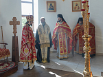 В день Радоницы Преосвященнейший епископ Дионисий совершил Литургию в Воскресенском соборе Белогорского епархиального мужского монастыря