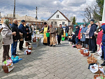 Протоиерей Владимир Шереметов совершил Пасхальное богослужение в Михайло-Архангельском храме и молебное пение на сельских приходах