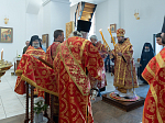 Преосвященнейший епископ Дионисий совершил Божественную литургию в Белогорском мужском монастыре