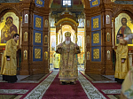 В Неделю 27-ю по Пятидесятнице Глава Воронежской митрополии возглавил служение Божественной литургии в Благовещенском кафедральном соборе