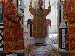 Преосвященнейший епископ Дионисий совершил Божественную литургию в Георгиевском храме села Манино Калачеевского района