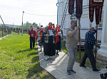 Епископ Россошанский и Острогожский Дионисий совершил Литургию в храме святых апостолов Петра и Павла с. Репьевка