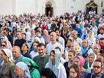 В канун праздника обретения мощей прп. Сергия Радонежского епископ Дионисий сослужил Патриарху Кириллу за всенощным бдением в Троице-Сергиевой лавре