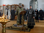 В среду второй седмицы Великого поста епископ Дионисий совершил Литургию Преждеосвященных Даров и диаконскую хиротонию в Казанском храме поселка Каменка