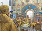 Архипастырь совершил Божественную литургию в храме Благовещения Пресвятой Богородицы села Лосево Павловского района
