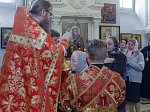 Епископ Россошанский и Острогожский Дионисий совершил Божественную литургию в Костомаровском епархиальном монастыре