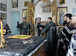 В среду второй седмицы Великого поста епископ Дионисий совершил Литургию Преждеосвященных Даров и диаконскую хиротонию в Казанском храме поселка Каменка