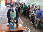 В пожарно-спасательной части села Марки совершен молебен перед иконой Божией Матери «Неопалимая купина»