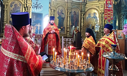 В храме Афанасия Александрийского села Солдатское торжественно отметили престольный праздник