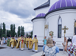Правящий Архиерей совершил первую Божественную литургию в новопостроенном храме во имя первоверховного апостола Павла города Павловска