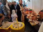 Освящение куличей и пасок в селах Богучарского района