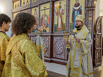 В Неделю 8-ю по Пятидесятнице епископ Дионисий совершил Божественную литургию в Воскресенском соборе Белогорского мужского монастыря