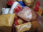 Острогожский гуманитарный центр передал продуктовую помощь нуждающимся