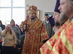 Преосвященнейший епископ Дионисий совершил Божественную литургию в храме Преображения Господня с. Новая Криуша