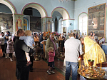 В Спасском храме села Ближняя Полубянка Острогожского района поздравили прихожан с Днем отца