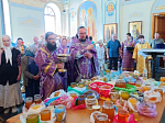 Праздник Изнесения Честных Древ Креста Господня молитвенно отметили в Тихоновском соборном храме Острогожска