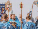 В день престольного праздника в храме Успения Пресвятой Богородицы города Калач совершено торжественное богослужение