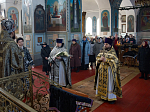 В пятницу первой седмицы Великого поста Глава Россошанской епархии совершил Литургию Преждеосвященных Даров в храме Вознесения Господня города Калач