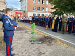 Руководитель епархиального отдела по взаимодействию с казачеством принял участие в чествовании погибшего сотрудника кадетского корпуса в Острогожске