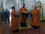 Епископ Россошанский и Острогожский Дионисий совершил Литургию в храме святых апостолов Петра и Павла с. Репьевка